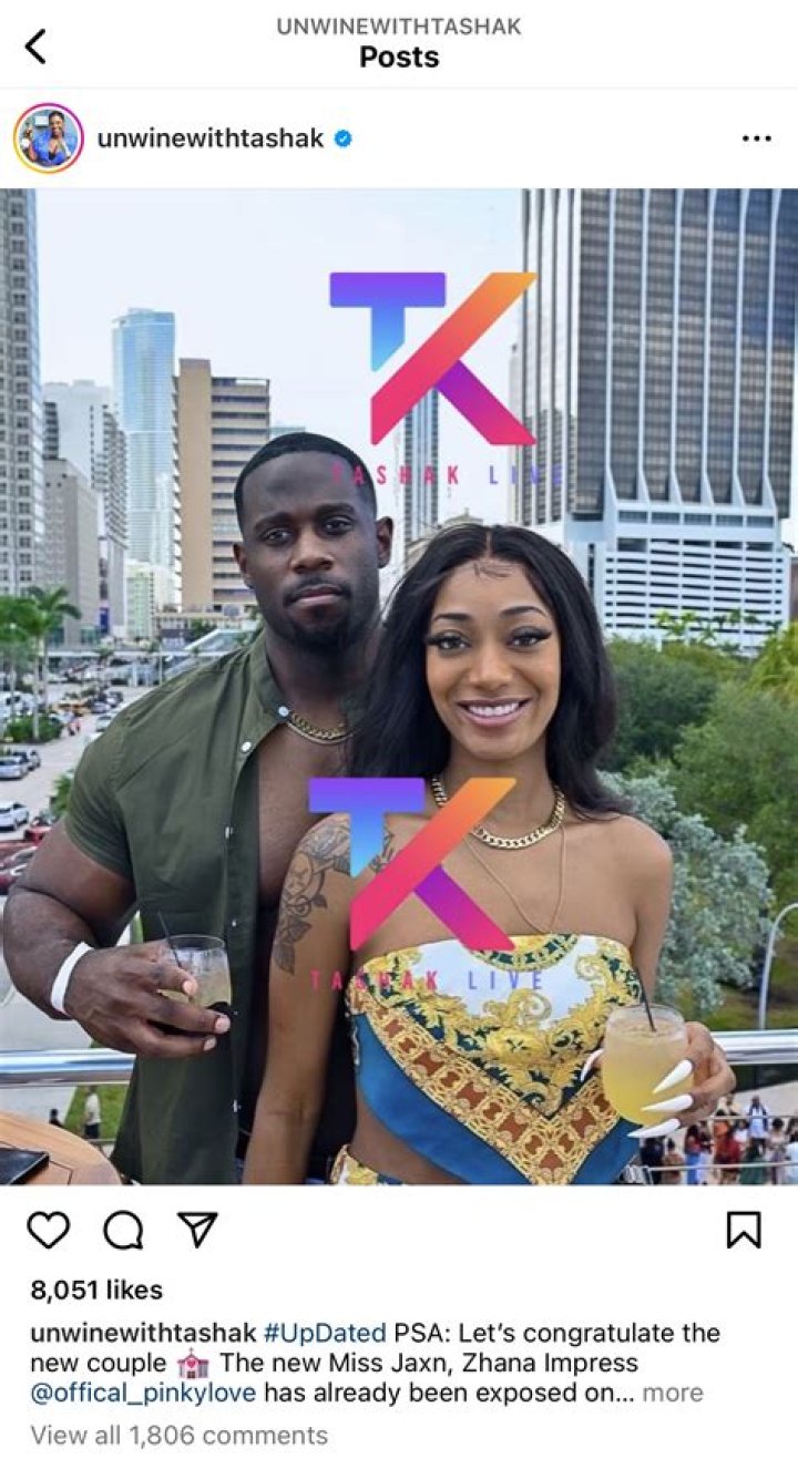 Derrick Jaxn Introduces His New Girlfriend Pinky Love Through IG