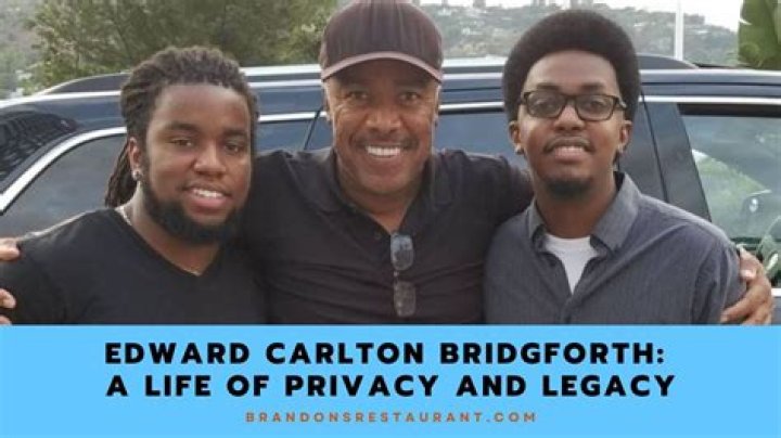 Edward Carlton Bridgforth, Anita Baker’s Son With Ex-Husband Walter Bridgforth Jr