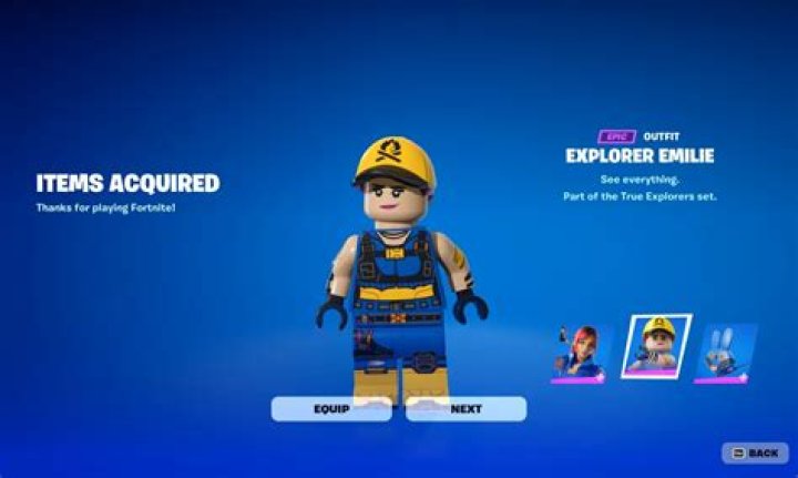 How to unlock two free Lego Fortnite skins: Explorer Emilie and Trailblazer Tai